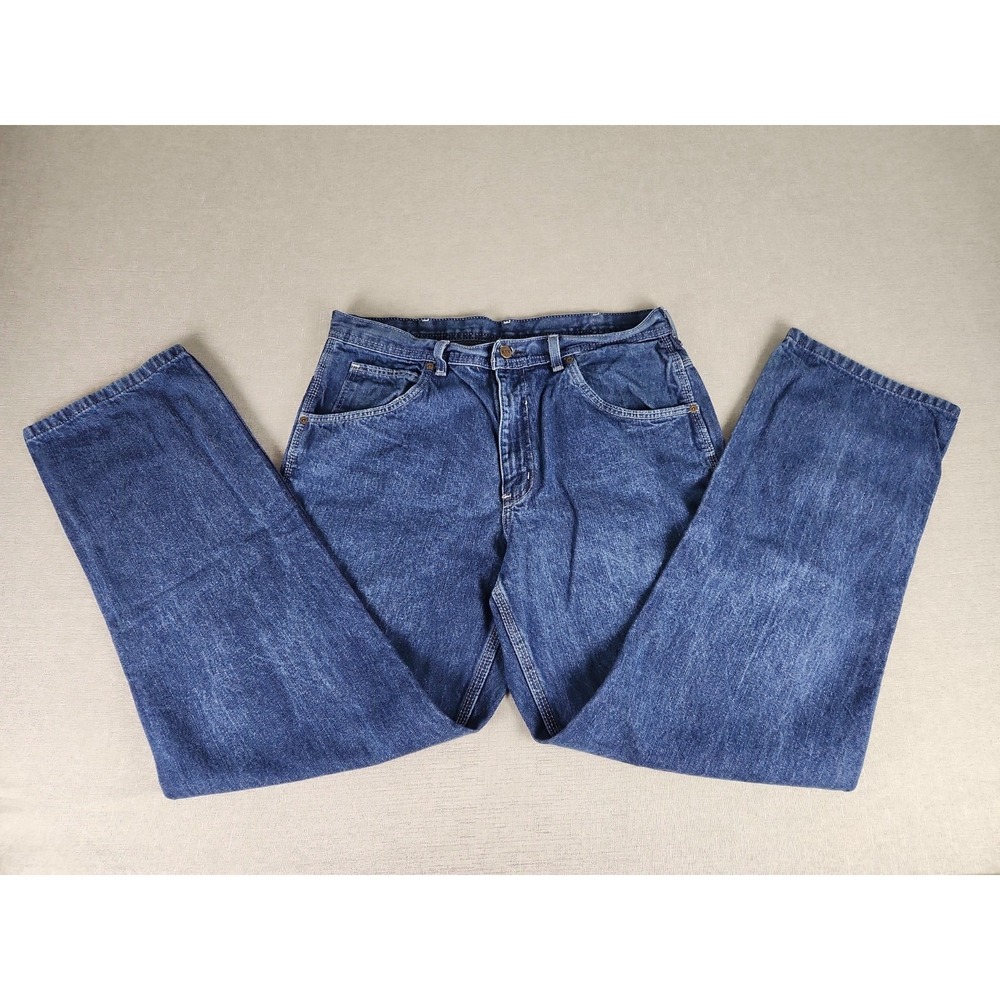 Vintage Key Jeans Mens 36x34 Straight Workwear Carpenter Baggy Y2K Tough Grunge